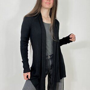 *Camaieu Black Long Sleeve Cardigan